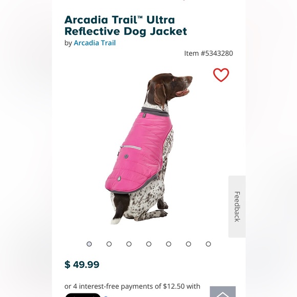 Arcadia trail dog jacket size xl - Picture 1 of 12